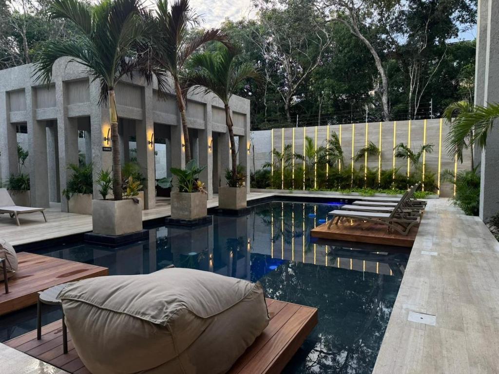 Luxury 1BR with Private Terrace Pool in Aldea Zama - 1