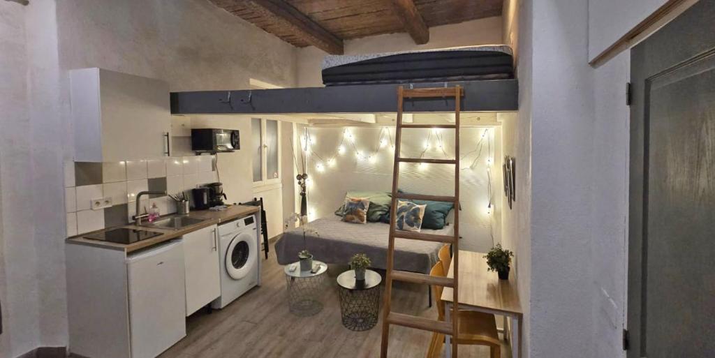 GregBnb - Studio Mezzanine - CLIMATISÉ - 15min Gare - 1