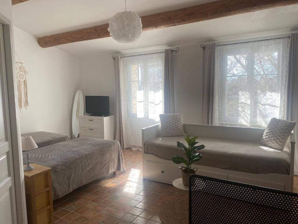 La maison des quais avec vue sur la Sorgue, terrasse, 2 chambres parking securise prive - 5