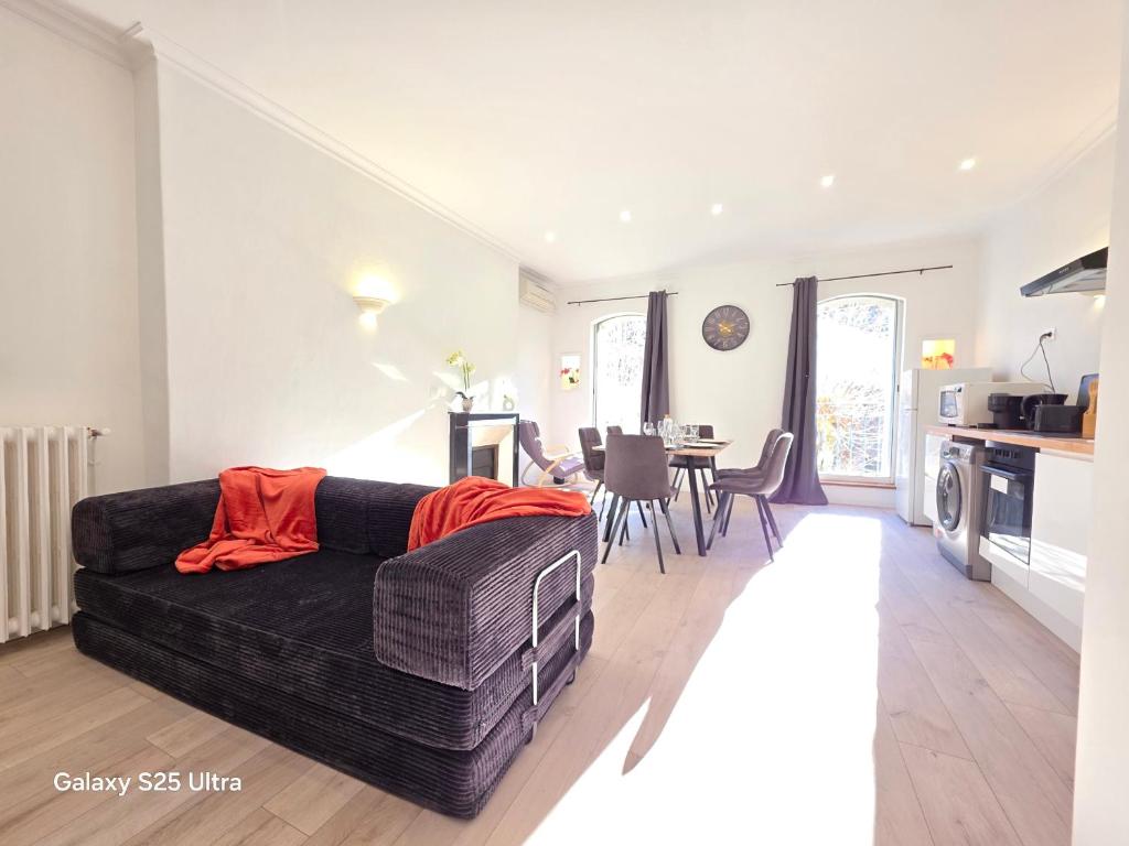 Loft Art Déco Terrasse Verrière Clim Lit king size - 2