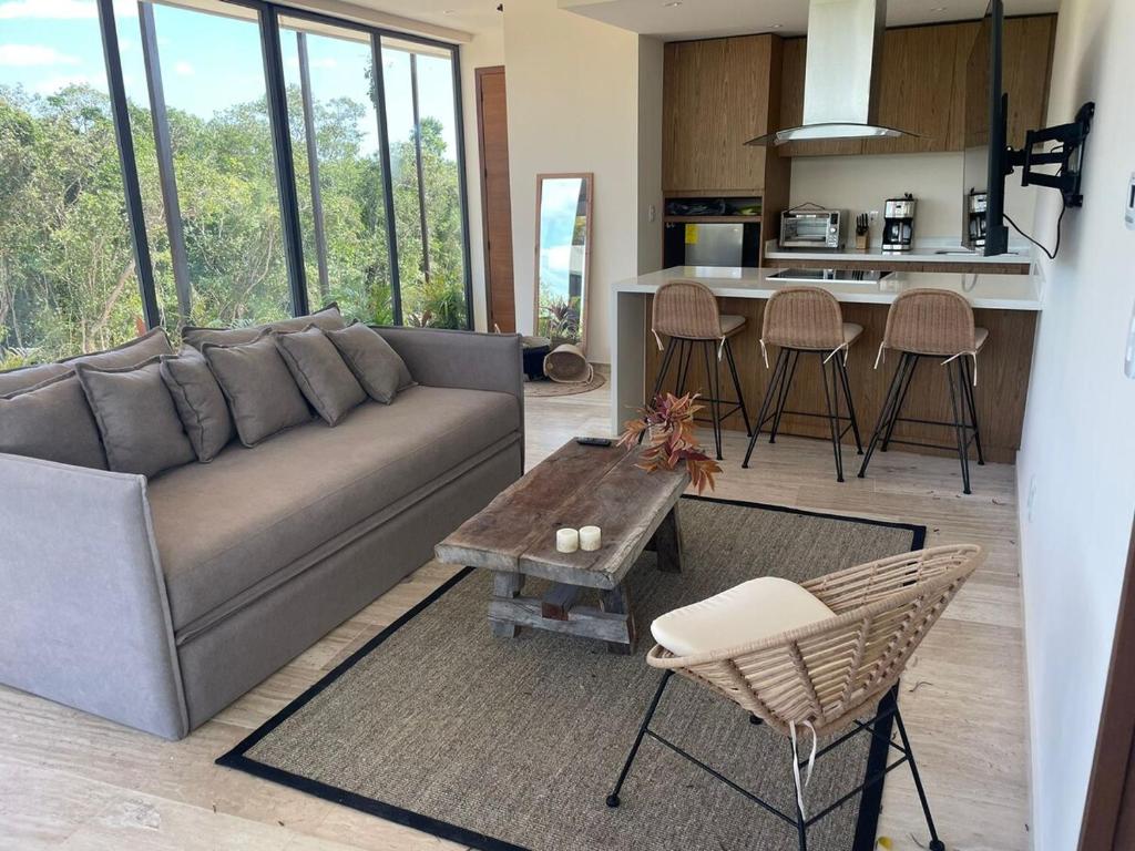 Luxury Jungle Condo with Private Pool in Tulum at MISTIQ TEMPLE II - 4