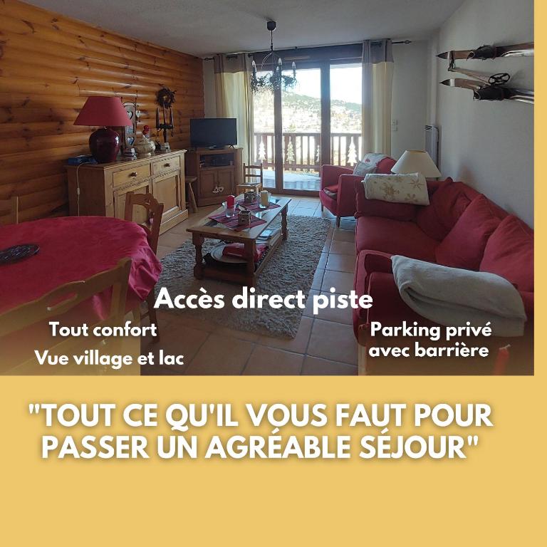 Appartement de standing 4 personnes, pied des pistes, parking - 4