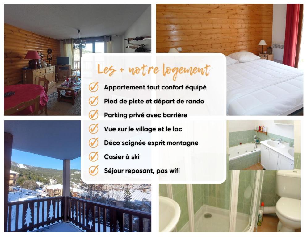 Appartement de standing 4 personnes, pied des pistes, parking - 3