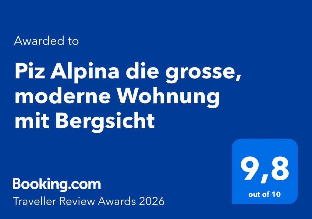 165 qm moderne 4 Zimmer Wohnung mit Bergsicht - Piz Alpina - 2