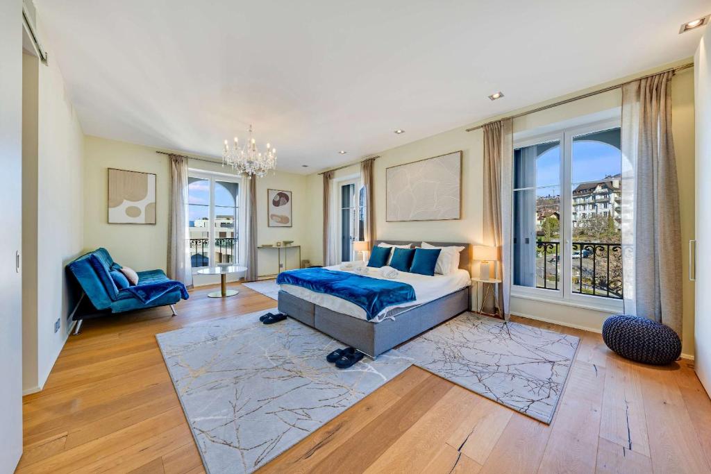 Modern 3-Bedroom Lakeview Apartment in Montreux by GuestLee - 2