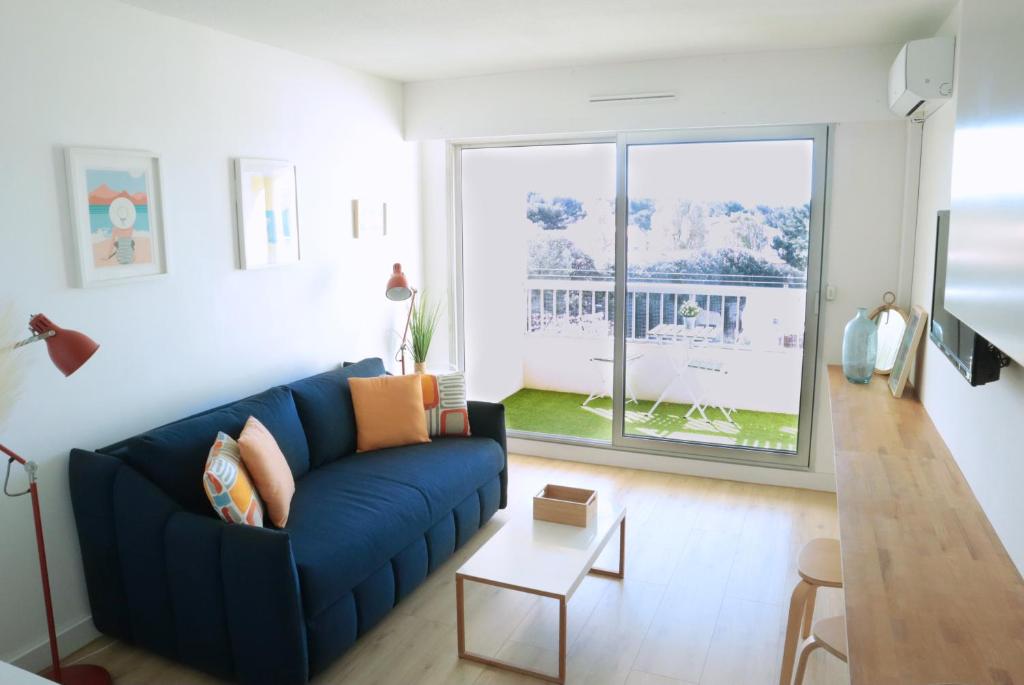 Studio dernier étage vue mer Clim et Wifi - 1
