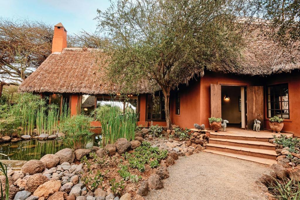 Exterior view, Tawi Lodge in Amboseli National Park