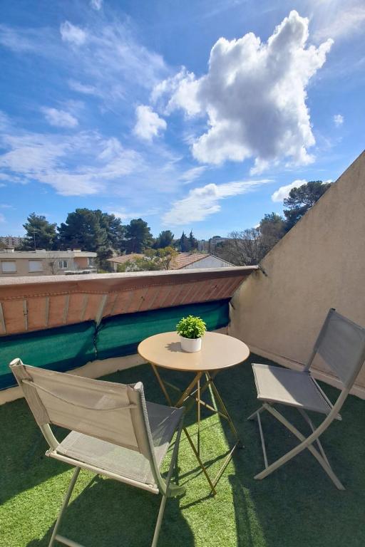 Appartement T1 cosy- terrasse - parking gratuit - 4