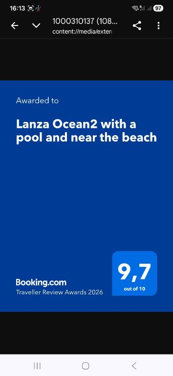 Lanza Ocean2 with a pool and near the beach - 2