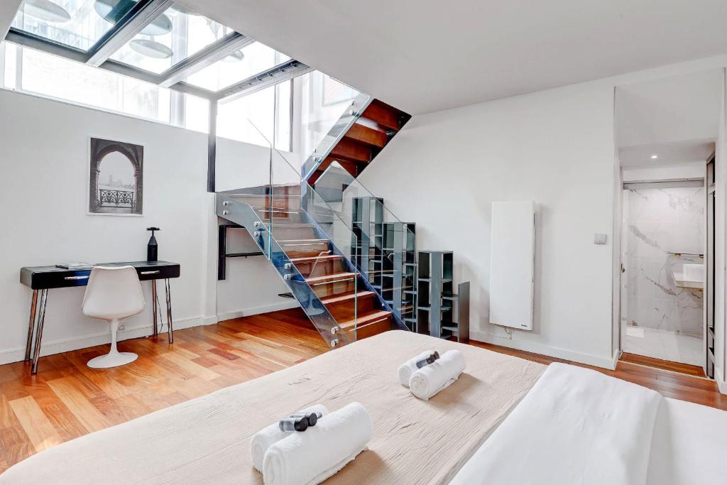 Appartement de luxe sous verrière en plein coeur du Marais - 1
