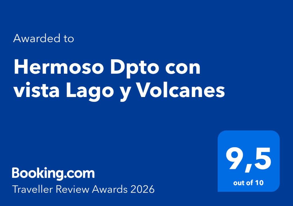 Hermoso Dpto con vista Lago y Volcanes - 5