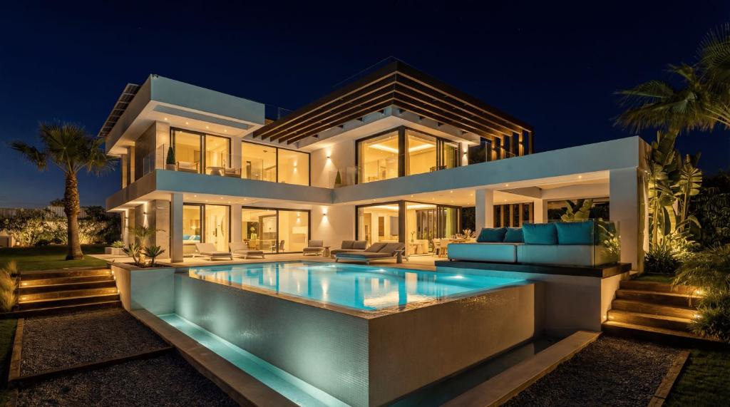 VACATION MARBELLA I Villa Martinica, Turquoise Heated Pool, Rooftop Hot Tub with Sea View, Cine Room, Night Security, Alarm System, 5 min to the Beach - 1