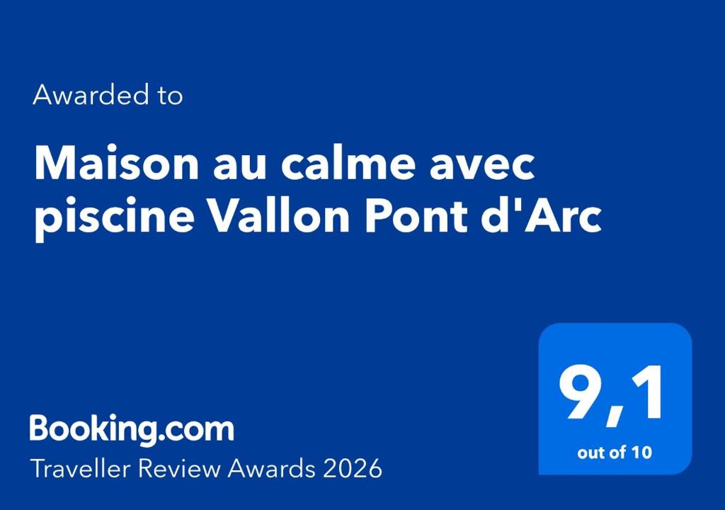 Maison au calme avec piscine Vallon Pont d'Arc - 2