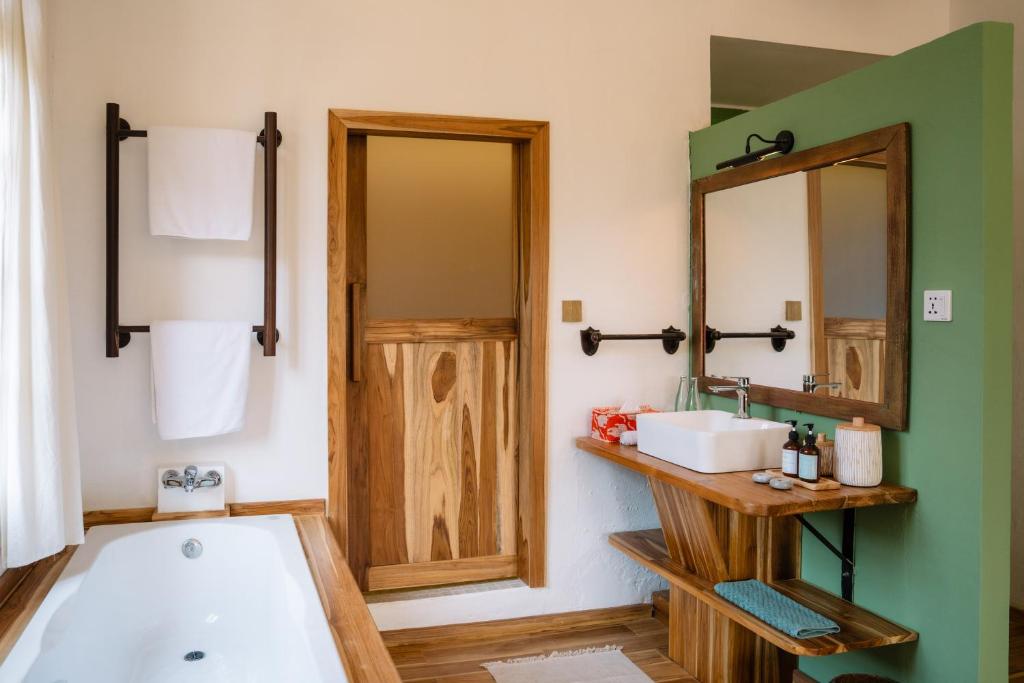 Well-appointed bathrooms