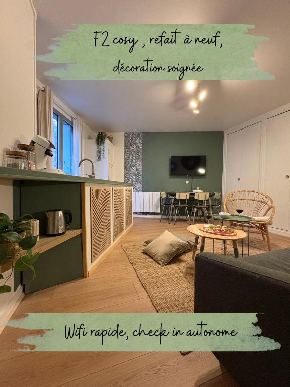 Cosy F2- Centre Caen & Abbaye - 1