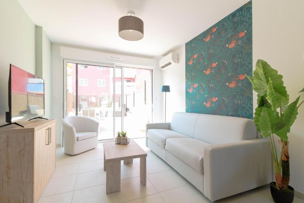SELECT'soHOME - Duplex pour 6 personnes à La Favière avec piscine et proche plage ! - POS-D - 5