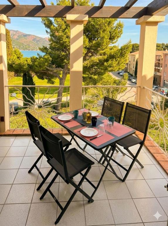 Studio-terrasse avec vue mer-Clim-parking-Draps inclus - 4