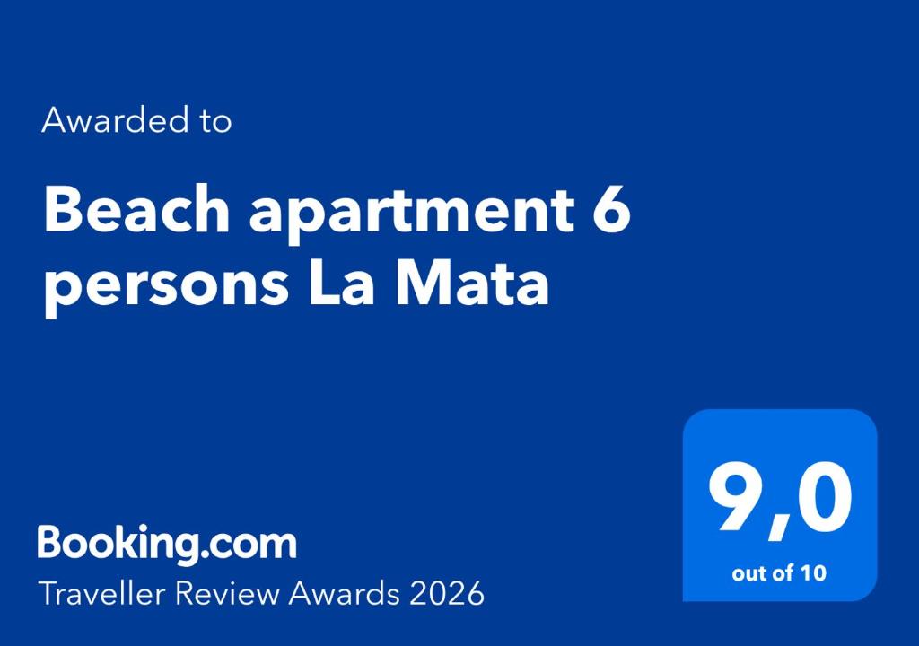 Beach apartment 6 persons La Mata - 2