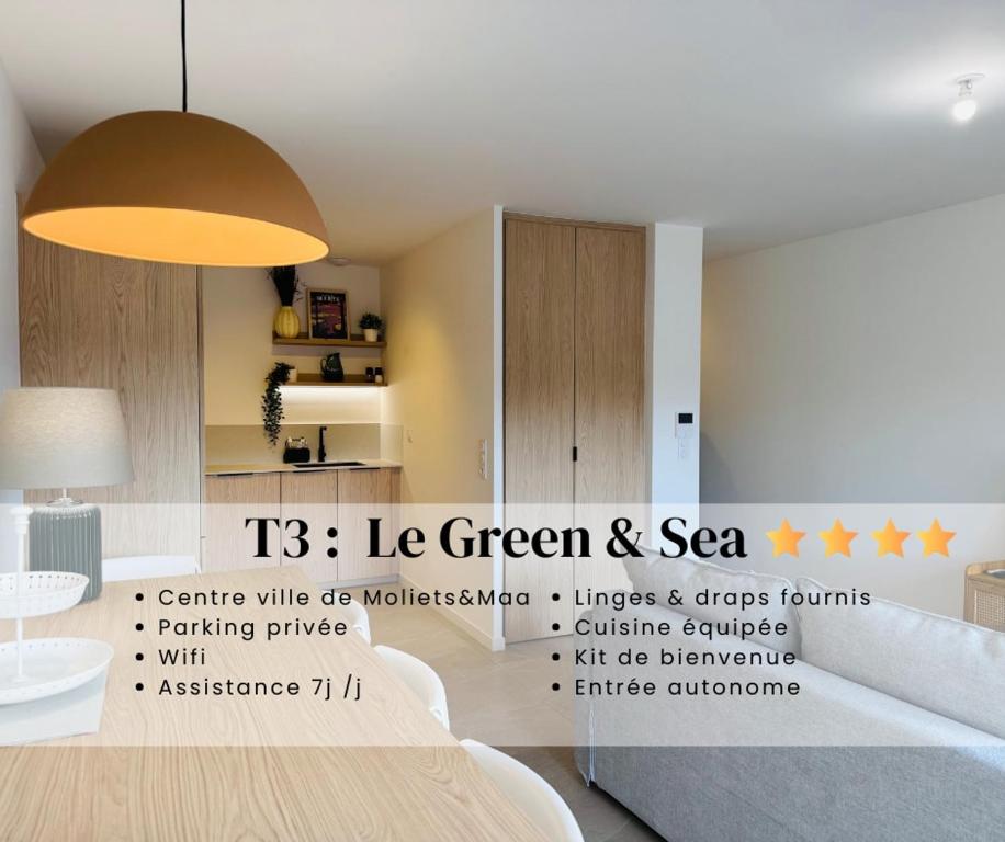 Appartement Green and Sea, à 10 minutes des plages en vélo - 1