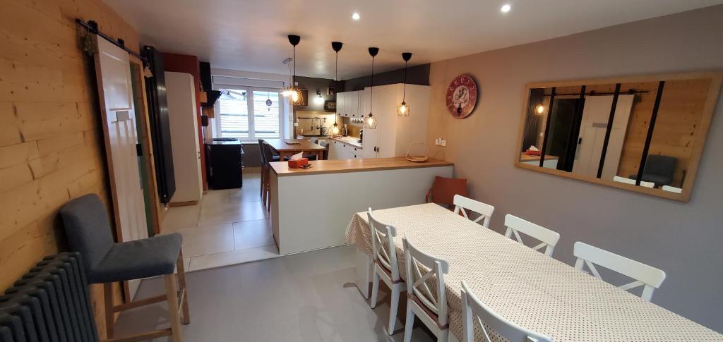 Spacieux duplex avec terrasse très apprécié des voyageurs au cœur de la Bresse - de 2 à 8 personnes - 2