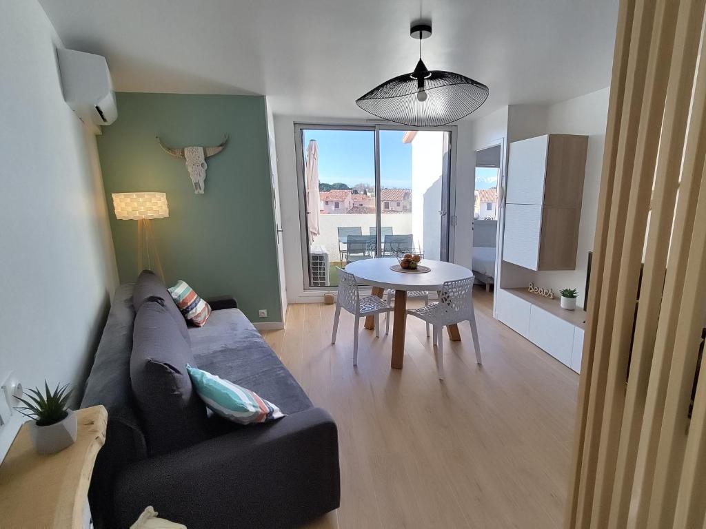 Appt 3 pièces climatisé avec terrasse - draps et serviettes non fournis - 1