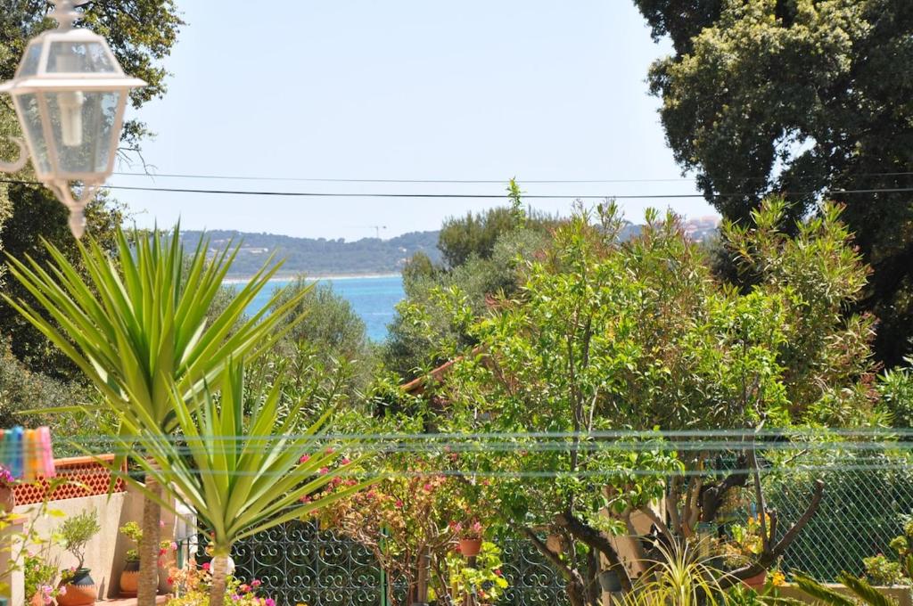 T2 avec terrasse fermée aperçu mer calme colline proche plages Almanarre - 1