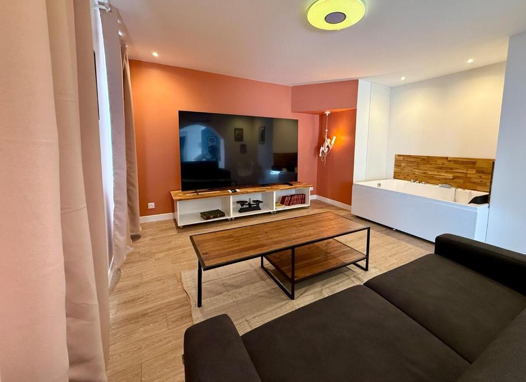 P01 Grand appartement proche gare cinéma jacuzzi RDC sur cour privative - 2