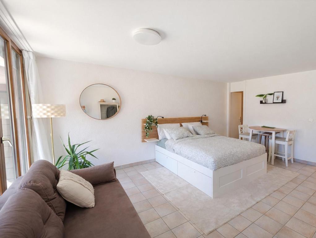 Bright studio Martigny - 30 min from Verbier - free parking - 4