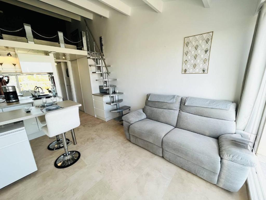 Studio mezzanine 2 couchages CAP D'AGDE NATURISME CN010-593 - 4