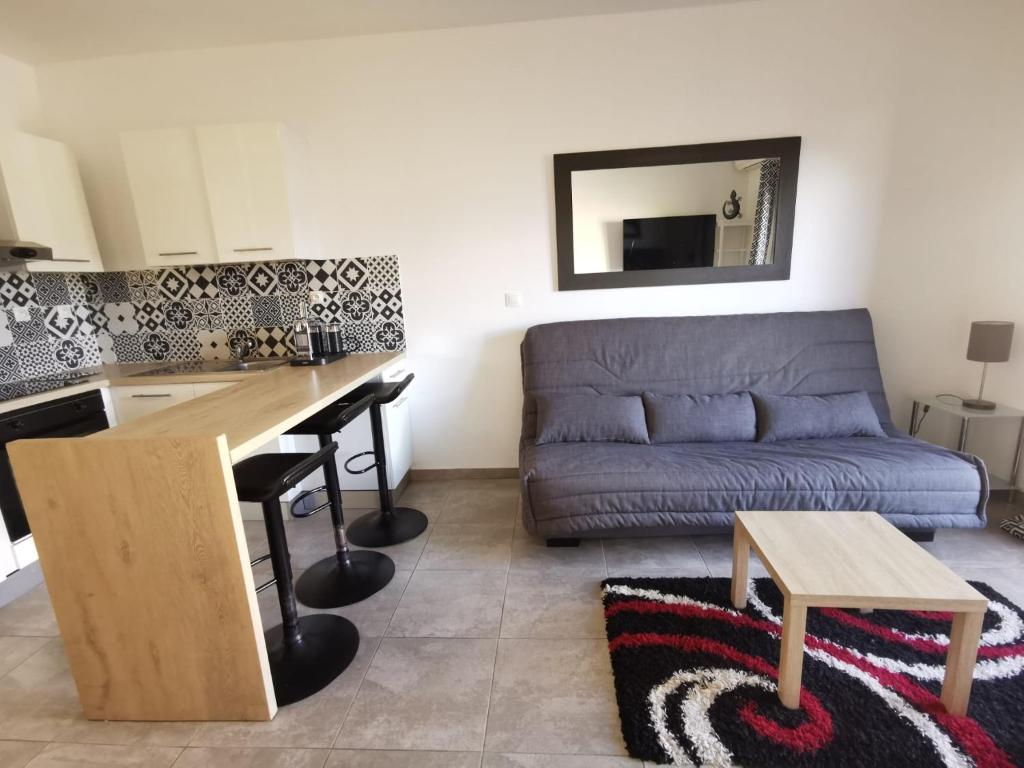 Studio Serenity - Clim - WIFI - Parking - Piscine - Front de mer - Proche commerces et centre ville - 2
