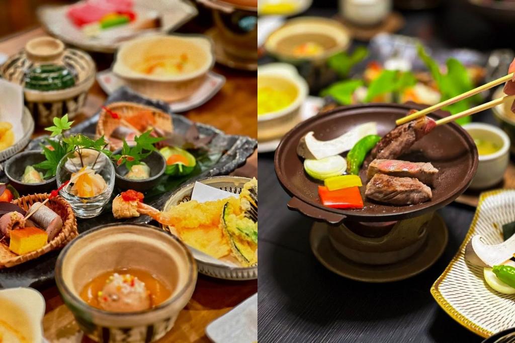 료칸 야마나미 별관 노천탕
