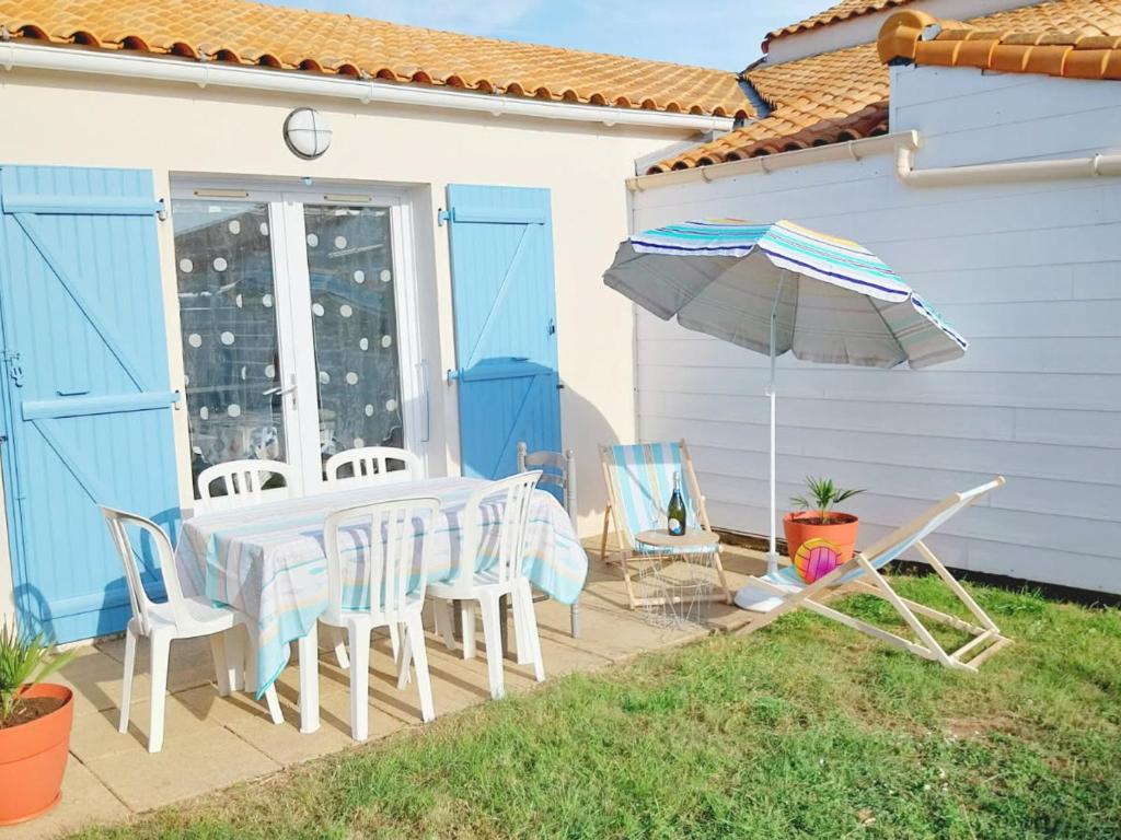 Maison avec Jardin, 900m Plage, 2 Chambres, Parking Inclus, Animaux Acceptés - La Tranche-sur-Mer - FR-1-22-173 - 1