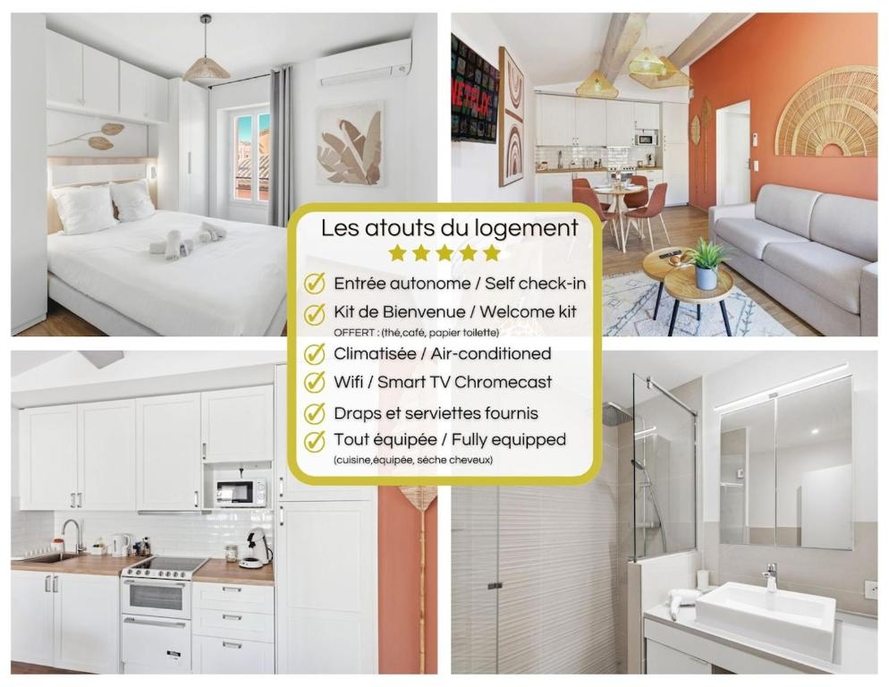 AZUR Neuf- Climatisé - Centre ville - 2