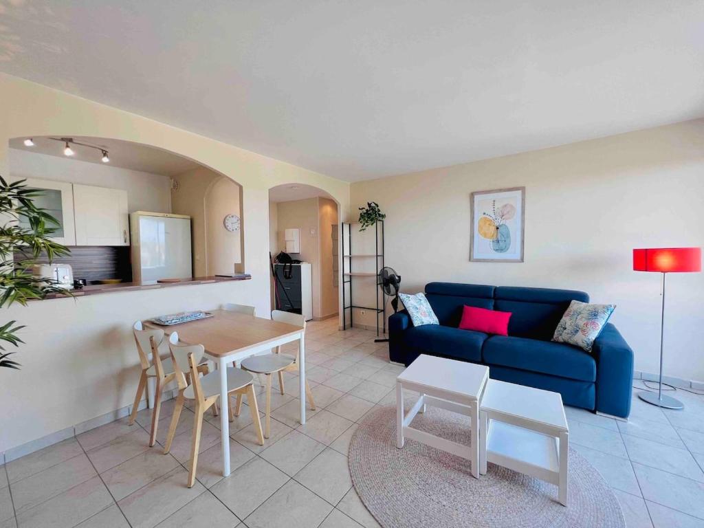 L'escale Azur - Apt 2 Prs - Vue Mer et Cap d'Antibes - 2