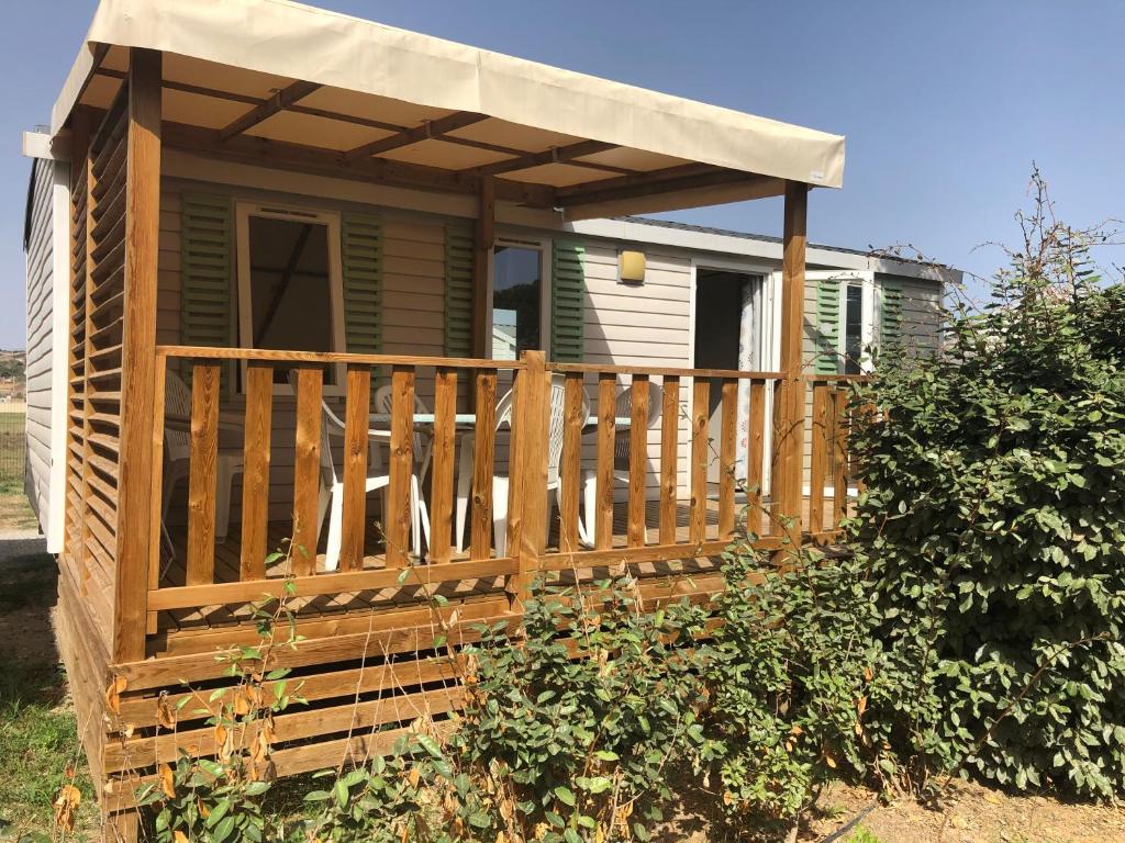 MOBILE HOME Clim-Piscine -Terrasse -Parking -6 personnes - 3
