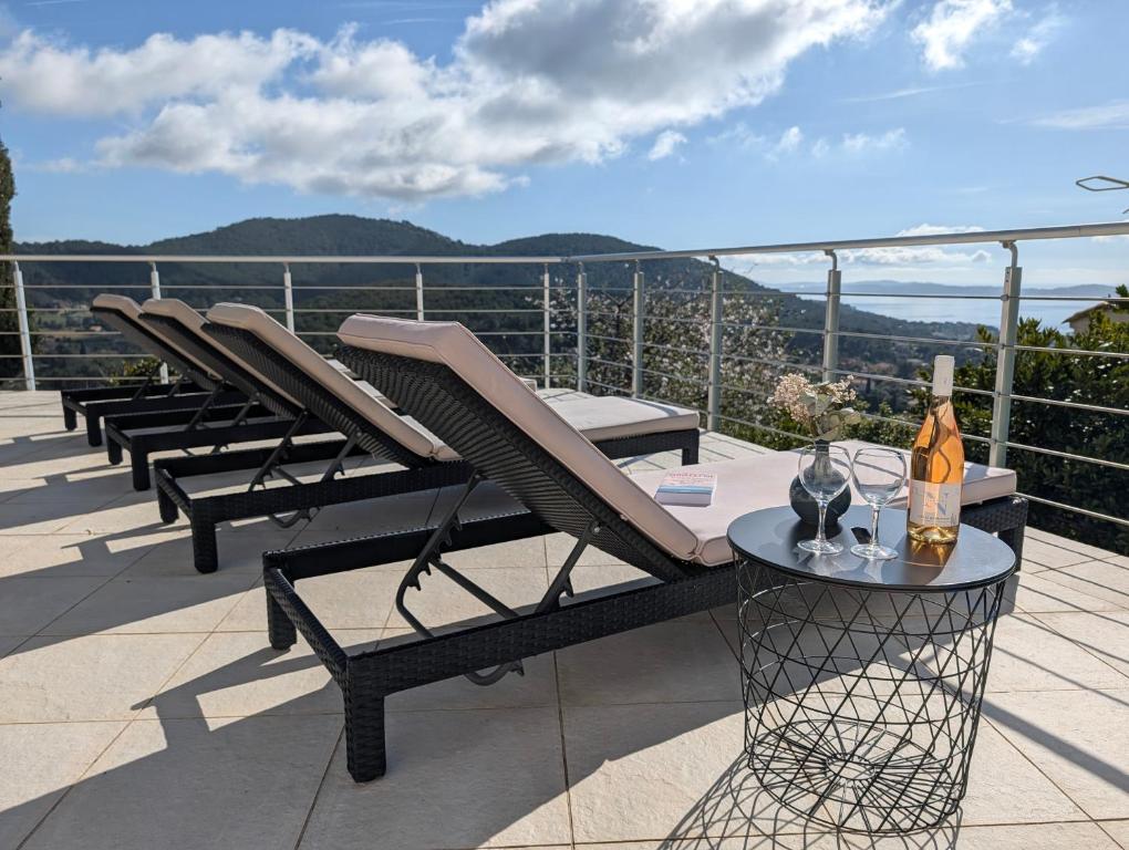 Villa - 4 Chambres, Climatisation, vue mer panoramique - 4