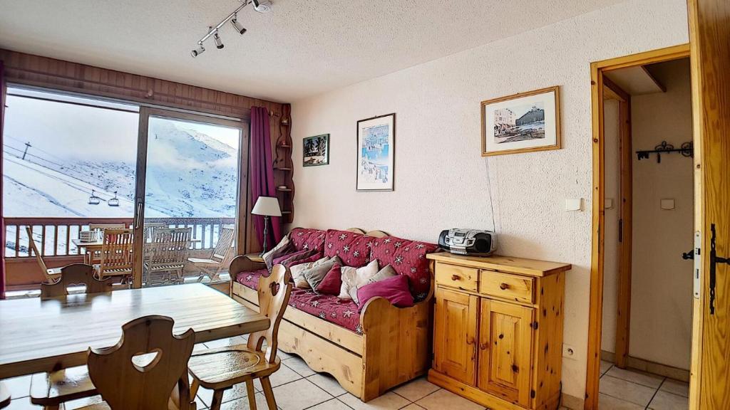 Résidence Tetras Lyre - Appartement spacieux · Départ et retour skis aux pieds · Balcon MAE-0504 - 3