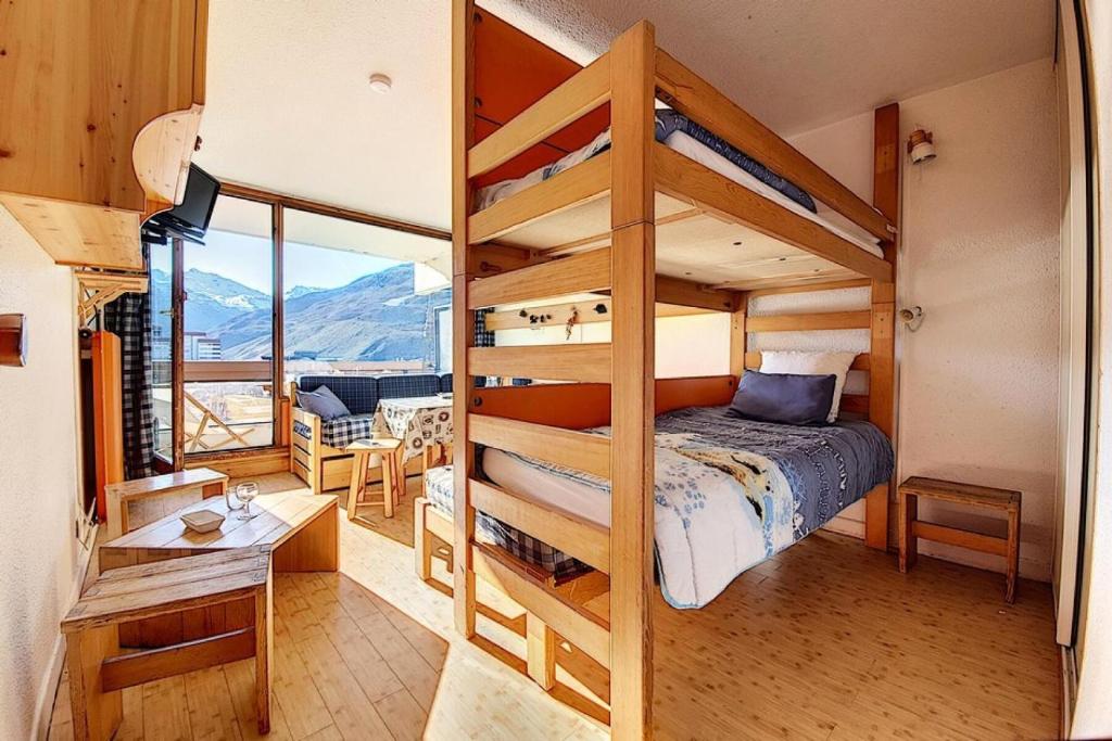 Résidence Chaviere - Studio lumineux · Départ et retour ski aux pieds · Balcon vue sur pistes MAE-3534 - 2