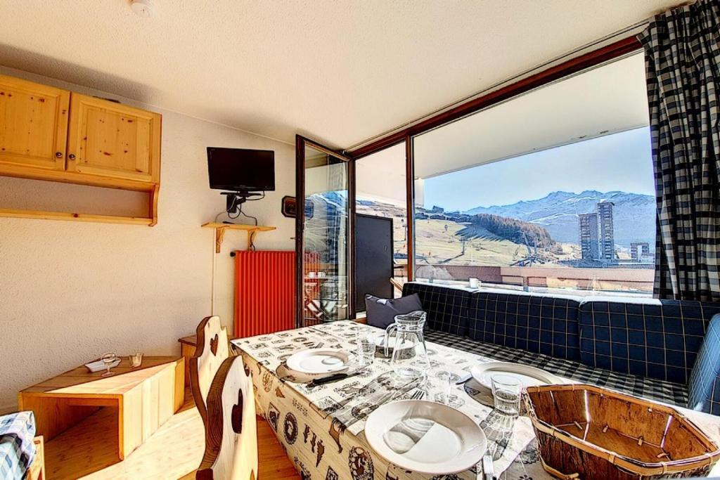 Résidence Chaviere - Studio lumineux · Départ et retour ski aux pieds · Balcon vue sur pistes MAE-3534 - 4