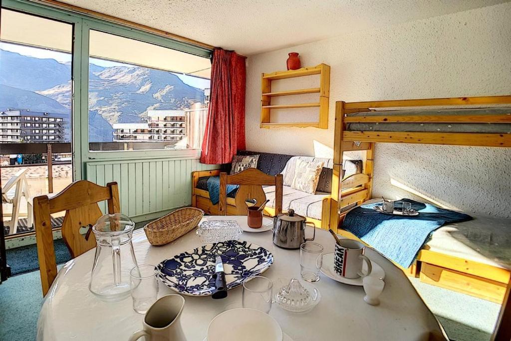 Résidence Aravis - Studio fonctionnel · Départ et retour skis aux pieds · Balcon MAE-3374 - 5