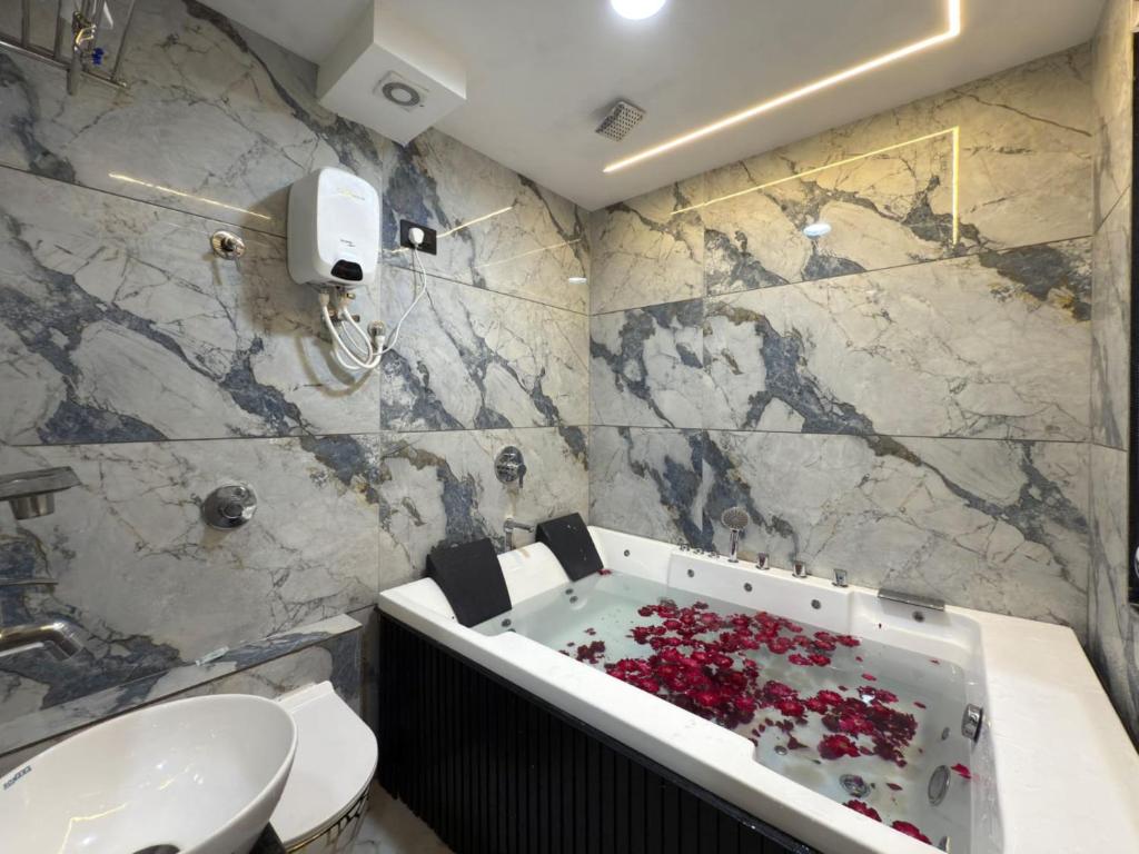 Hotel City Star, Ahmedabad バスルーム（客室）