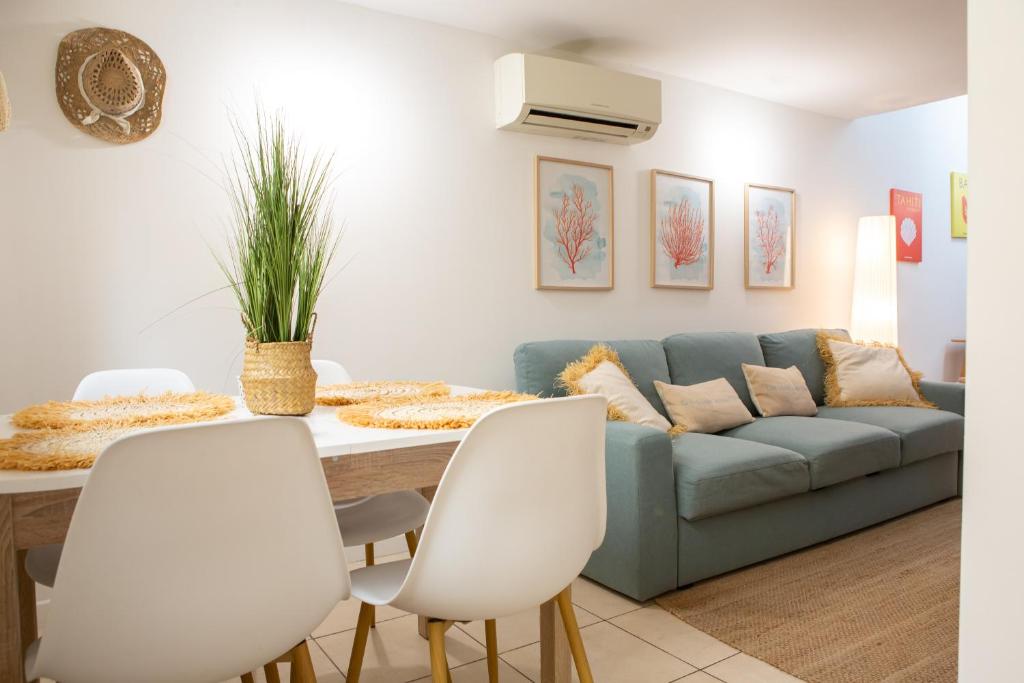 Duplex carré d'or au calme sur cour 100m de la plage - 5