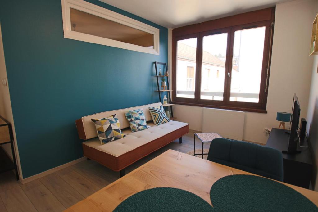 Appartement T1 31m2 lumineux centre-ville wifi - 1