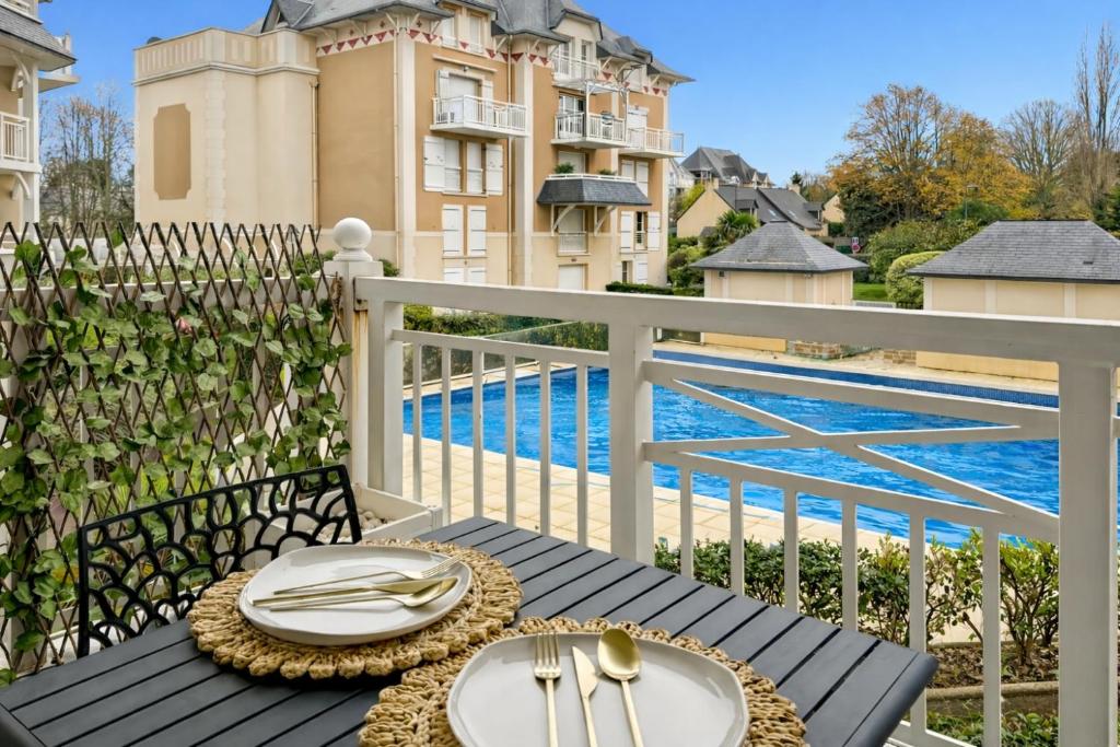 L'Orchidée - Balcon Vue sur Piscine & Plage - Garage Privé - Dinard - 5