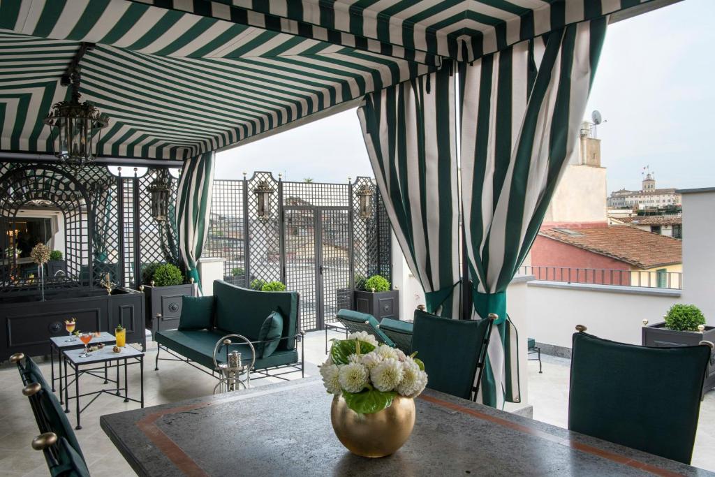 ホテル ディンギルテッラ ローマ スターホテルズ コレツィオーネ (Hotel d'Inghilterra Roma - Starhotels Collezione) レストラン