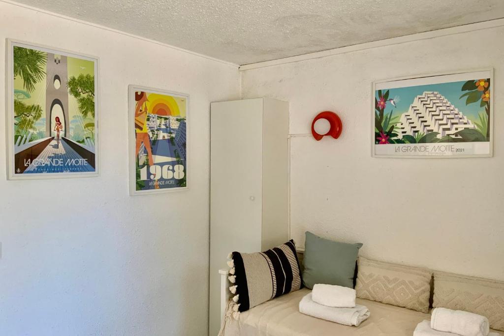 Le Petit Ponant- Studio cosy avec vue sur l'étang et piscine ! - 3