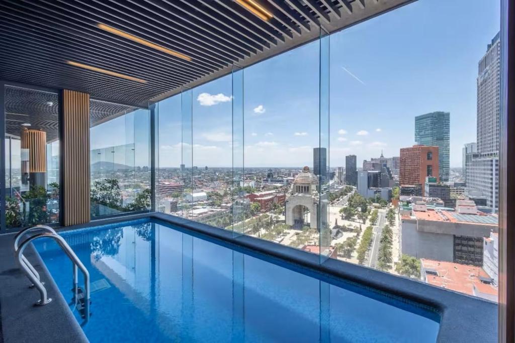 Loft a pasos Reforma | Alberca Gimnasio | Spa - 3