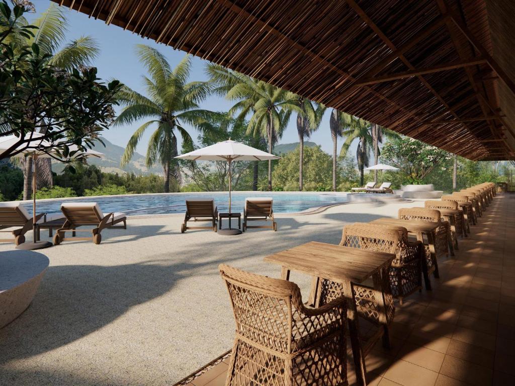 ALAGON ECOLODGE NAM CAT TIEN 眺望