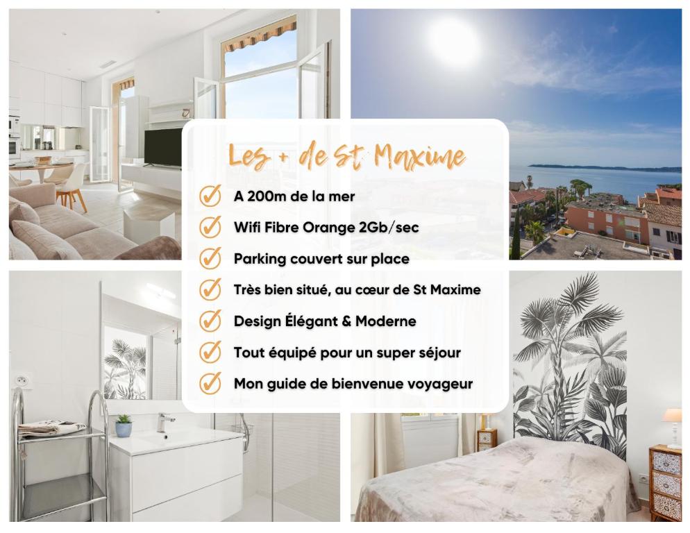 Vue mer 180 degrés à St Maxime - 2