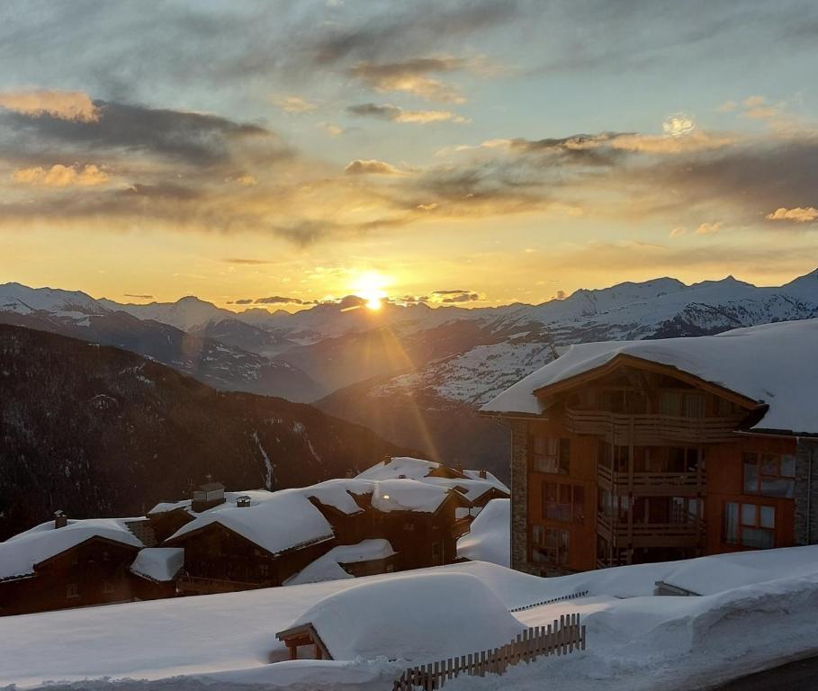 Studio 4 pers La Rosière 1850 Vue vallée & à 100m des pistes - 1